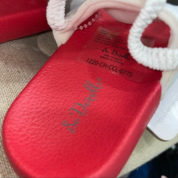 So' Dorable NWT! Girls American Flag Sandals And Sunglasses Set Size 3 - Picture 5 of 9